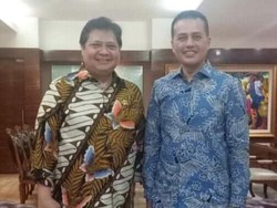Wagub Ijeck Bertemu Airlangga Jelang Musda Golkar Sumut, Bahas Apa?