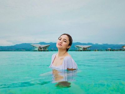 Intip Liburannya Marshanda di Pulo Cinta, Maldives-nya Indonesia