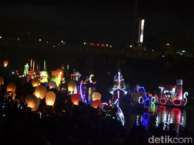 Potret Banjir Kanal Barat yang Jadi Tempat Wisata di Semarang