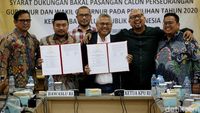 KPU Serahkan Data Syarat Bakal Calon Pilkada