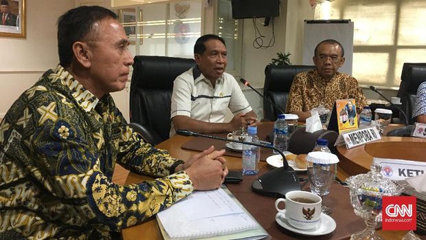 PSSI menggelar rapat koordinasi dengan Kemenpora terkait persiapan menuju Piala Dunia U-20 2021, Jumat (21/2).