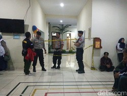 Puskesmas Lokasi Evakuasi Korban SMPN 1 Turi Dipasangi Garis Polisi