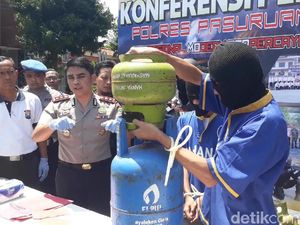 Dua Karib Pengolos Elpiji Dibekuk, Ratusan Tabung Disita