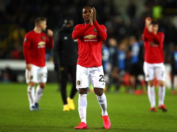 odion ighalo manchester united BRUGGE, BELGIUM - FEBRUARY 20: Odion Ighalo of Manchester United applauds fans after the UEFA Europa League round of 32 first leg match between Club Brugge and Manchester United at Jan Breydel Stadium on February 20, 2020 in Brugge, Belgium. (Photo by Dean Mouhtaropoulos/Getty Images)