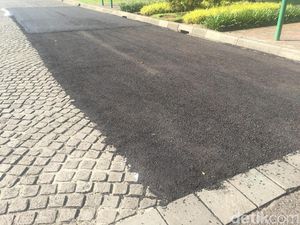 Formula E Batal di Monas, Ini Penampakan Aspal Saat Diuji Coba