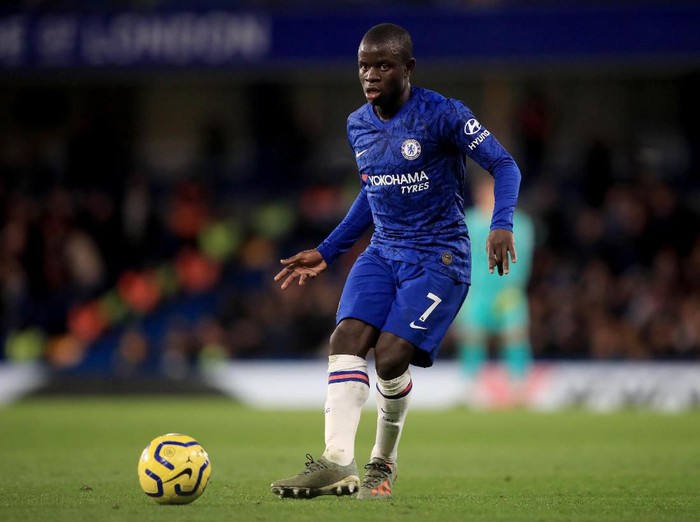 LONDON, ENGLAND - DECEMBER 26: NGolo Kante of Chelsea during the Premier League match between Chelsea FC and Southampton FC at Stamford Bridge on December 26, 2019 in London, United Kingdom. (Photo by Marc Atkins/Getty Images)