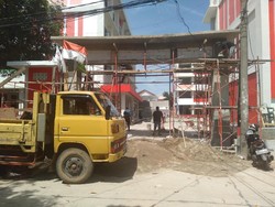 Sempat Disegel, Pembangunan di SDN 03 Pagi Semper Barat Jakut Dilanjutkan