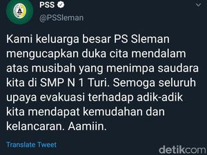 PSS Sleman Berduka Atas Musibah Hanyutnya Siswa SMPN 1 Turi