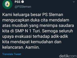 PSS Sleman Berduka Atas Musibah Hanyutnya Siswa SMPN 1 Turi