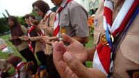 Doa Bersama Korban Susur Sungai SMPN 1 Turi