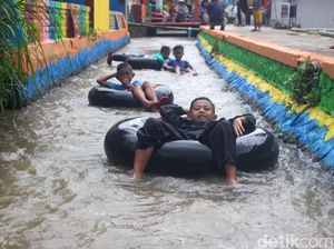 Saluran Irigasi Jadi Spot River Tubing Ala Sumedang