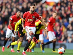 Bruno Fernandes Bawa MU Ungguli Watford 1-0 di Babak Pertama