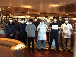 Beredar Video WNI di Diamond Princess Minta ke Jokowi Pulang dengan Pesawat