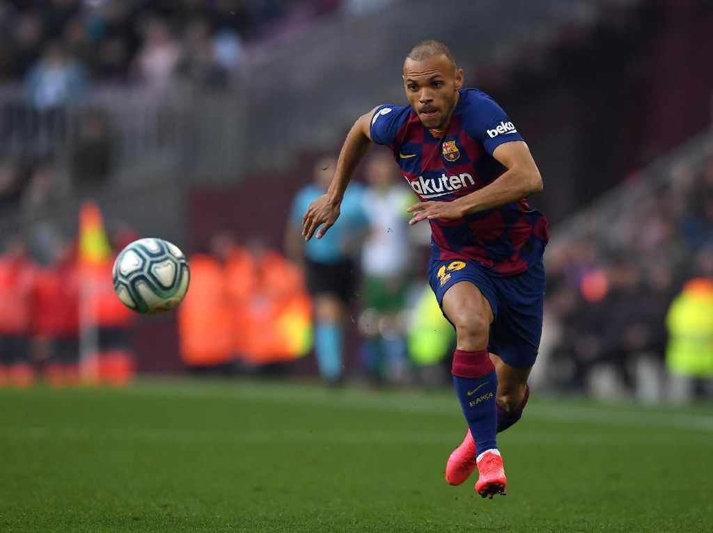 Braithwaite: Latihan Barcelona Cuma Sepertiga Porsiku Braithwaite: Latihan Barcelona Cuma Sepertiga Porsiku