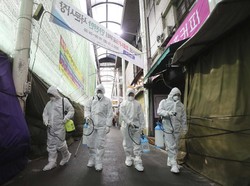 Virus Corona Meningkat di Korsel, Petugas Militer Dikerahkan