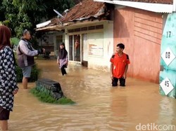 Sungai Citanduy Meluap, Ratusan Rumah di Tanjungsari Tasik Terendam Banjir
