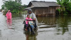 Di Kudus, Banjir Rendam Ratusan Rumah dan Puluhan Hektare Sawah