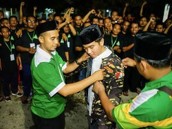 Gibran Dilantik Jadi Anggota Kehormatan Banser