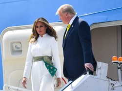 Ucapan Standar Trump untuk Melania yang Ulang Tahun ke-50