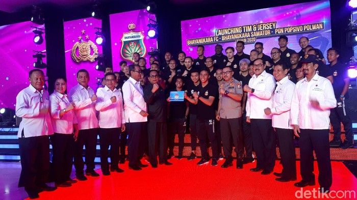 Perkenalan tim Bhayangkara FC untuk Shopee Liga 1 2020.
