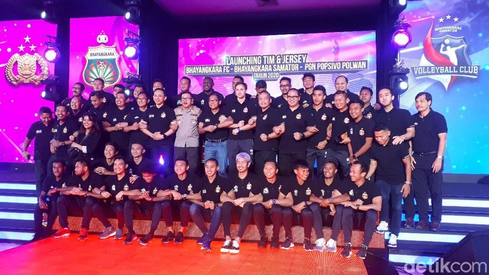 Perkenalan tim Bhayangkara FC untuk Shopee Liga 1 2020.