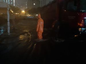 Underpass Kemayoran Jakarta Kebanjiran Lagi
