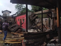 Pabrik Tahu di Cikaret Cianjur Ludes Terbakar