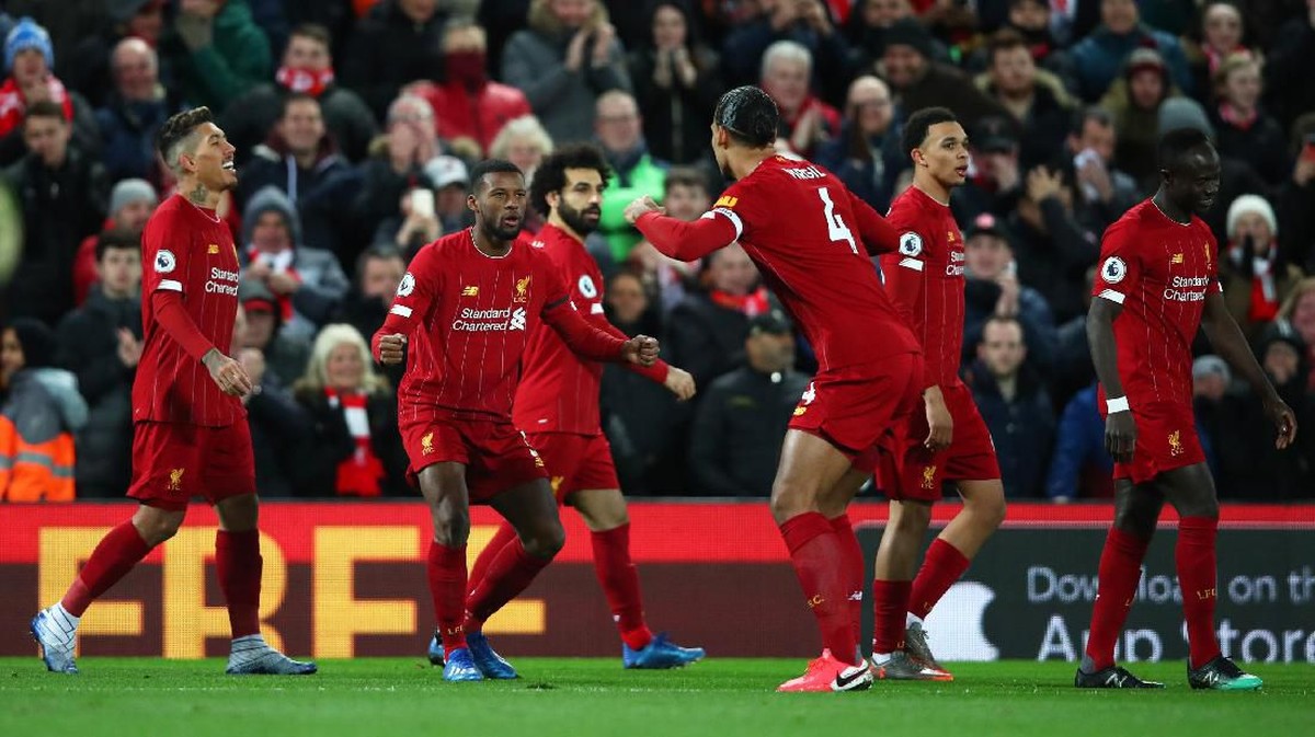 Liverpool diklaim pantas diberikan gelar juara Liga Inggris andai kompetisi disetop. (Foto: Clive Brunskill/Getty Images)