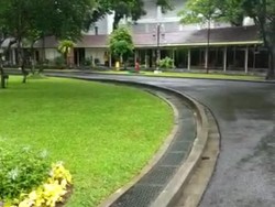 Genangan di Istana Kepresidenan Surut Pukul 07.00 WIB
