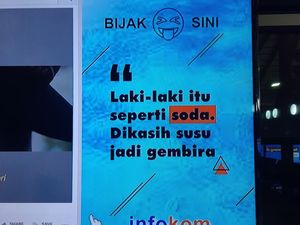 Viral Tulisan Becanda Soda Susu di Terminal 2 Bandara Soekarno Hatta Viral Tulisan Becanda Soda Susu di Terminal 2 Bandara Soekarno Hatta