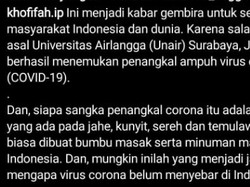 Viral Lagi, Siapakah Prof Nidom Penemu Jamu Penangkal Corona?