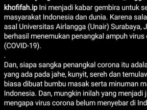 Viral Lagi, Siapakah Prof Nidom Penemu Jamu Penangkal Corona? Viral Lagi, Siapakah Prof Nidom Penemu Jamu Penangkal Corona?