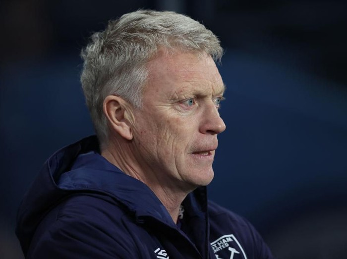 MANCHESTER, ENGLAND - FEBRUARY 19: David Moyes, Manager of West Ham United prior to the Premier League match between Manchester City and West Ham United at Etihad Stadium on February 19, 2020 in Manchester, United Kingdom. (Photo by Clive Brunskill/Getty Images)