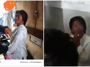 Dituding Penculik, Perempuan Ini Santuy Saat Diinterogasi Warga di Sukabumi