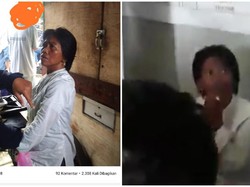 Dituding Penculik, Perempuan Ini Santuy Saat Diinterogasi Warga di Sukabumi