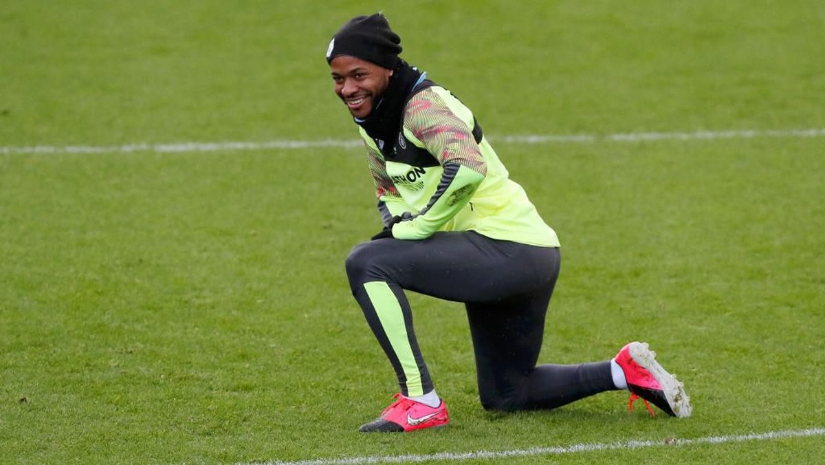 Raheem Sterling yang Luar Bisa Siap Hadapi Real Madrid. (Foto: Getty Images/Alex Livesey)