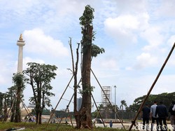Revitalisasi Monas Sisi Selatan Telah Selesai, Masih Ditutup untuk Publik
