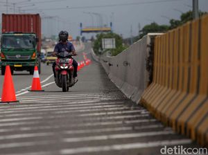 Mau ke Puncak, Pemotor Asal Banten Ini Malah Masuk Tol Jagorawi