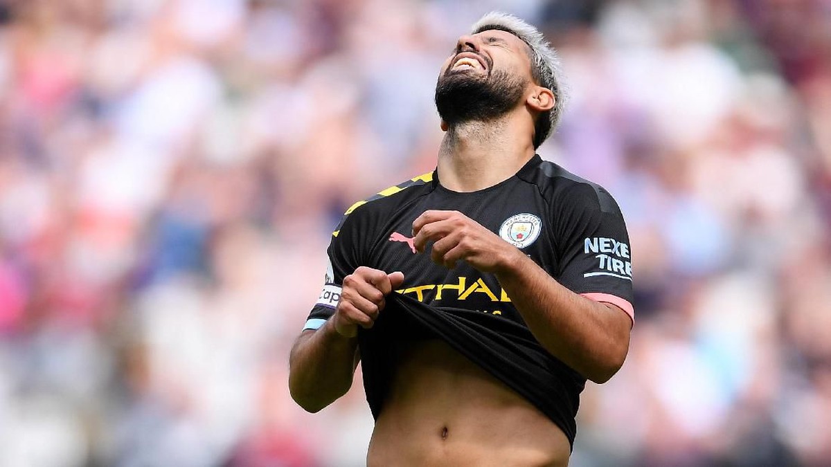Sergio Aguero belum pernah menang saat bertemu Real Madrid (Foto: Getty Images/Laurence Griffiths)
