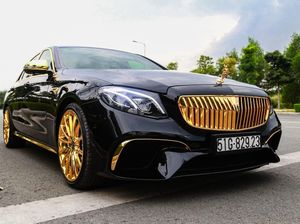 Modifikasi Khusus yang Tajir Melintir, Mercy Berbalut Emas dan Berlabur Berlian