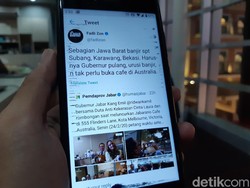 Fadli Zon ke Ridwan Kamil: Urusi Banjir, Tak Perlu Buka Kafe di Australia