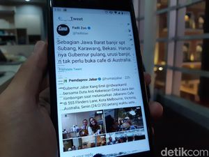 Fadli Zon ke Ridwan Kamil: Urusi Banjir, Tak Perlu Buka Kafe di Australia Fadli Zon ke Ridwan Kamil: Urusi Banjir, Tak Perlu Buka Kafe di Australia