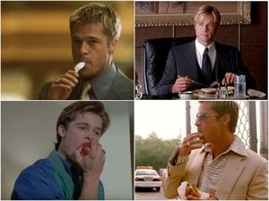 Gantengnya Awet! 10 Potret Adegan Makan Brad Pitt Dalam Berbagai Film