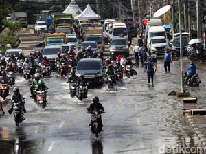 BNPB Catat 5 Orang Tewas Akibat Banjir Jabodetabek, 3 Hilang