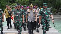 Momen Penglima TNI-Kapolri Tinjau Pulau Sebaru Kecil