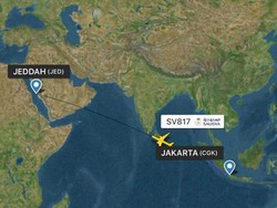 KBRI Kawal 5 Pesawat Jemaah Umrah RI yang Dalam Perjalanan ke Saudi