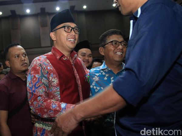 Senyum Imam Nahrawi di Sidang Lanjutan Suap Hibah KONI