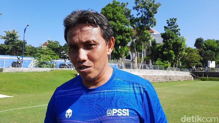 Pelatih Timnas Indonesia U-16, Bima Sakti.