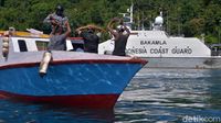 Bakamla Gelar Simulasi Penyergapan Kapal Asing di Perairan Sulut