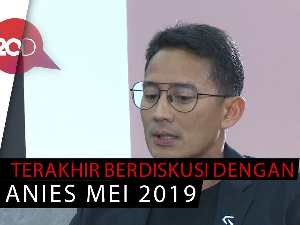 Sandi Akui Jarang Bertemu Prabowo dan Anies Sandi Akui Jarang Bertemu Prabowo dan Anies